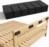 Furniture Wall Protectors,  23Pcs EVA Foam Headboard Stoppers for Wall, Bed Stoppers for Headboard, 10Pcs (20mm Thick)+13Pcs (3mm Thick) Couch Wall Protector, Black Headboard Bumper