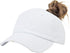 Ponytail Baseball Hat Distressed Retro Washed Womens Twill