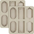 2 Pcs Silicone Wax Melt Molds Silicone Resin Keychain and Wax Sachets Epoxy Casting Jewelry Making Molds with Hanging Holes for DIY Jewelry Handicrafts Making(Stylish Style)