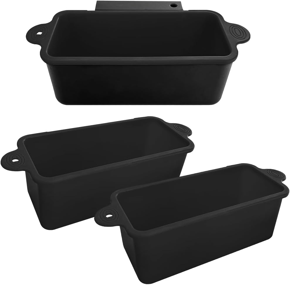 2 Pack Blackstone Silicone Grease Cup Liners for 36 28 22 17 Inch Griddle, Reusable Catcher Liner Grill Grease Tray Blackstone Accessories, Replacement of Aluminum Foil Drip Pans, Black