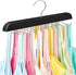 Tank Top Hanger with Premium Wood, 24 Large Capacity, Space Saving,360 Degree Rotating, Foldable Metal Hooks, Tank Tops
