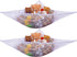 Stuffed Animal Organizer Hammock, 2-Pack Mesh Toy Storage Net for Kids, Expands to 5.5 Feet, Corner Hanging Holder for Plushies & Children&