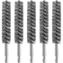 Bore Brush Bristles Wire Brush for Power Drill Cleaning Wire with Hex Shank Handle for Power Drill Cleaning(5 Pieces,Stainless Steel)