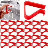 Transparent Clear Tablecloth Clips, Plastic Table Cloth Clips，Table Cover Holder Clamps，Table Cloth Holder for Christmas Home Wedding Party Indoor Outdoor Camping Picnic