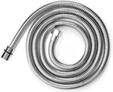 Shower Hose Extra Long 118 Inches 304 Stainless Steel Handheld Shower Head Hose,tandard G1/2（0.8” or 20mm）Connector(Chrome)