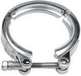 3 Inch Car V Band Clamp, Stainless Steel V-Clamp for Flange Kit, Exhaust Pipe Clamp, Automotive Exhaust Clamp Replacement Accessories for Downpipes, Exhaust Systems (1PC, 3.0")