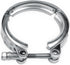 3 Inch Car V Band Clamp, Stainless Steel V-Clamp for Flange Kit, Exhaust Pipe Clamp, Automotive Exhaust Clamp Replacement Accessories for Downpipes, Exhaust Systems (1PC, 3.0")