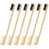 3 Pieces Moustache Comb and Brush Beard Edge Brushes 2-in-1 Sapling Wood Mustache Comb Gentle Control Bamboo Eyebrow Hair Tool