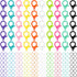Multicolor Hard Plastic Clips Plastic Lobster Claw Clasps and Open Jump Rings, Cute Lanyard Snap Hooks for Key Chain Ring Chain Clasp DIY Handmade Crafts(100 Pieces)