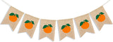 Orange Banner for Little Cutie Baby Shower Decorations Garland Orange Clementine Theme Birthday Party Supplies Photo Backdrop