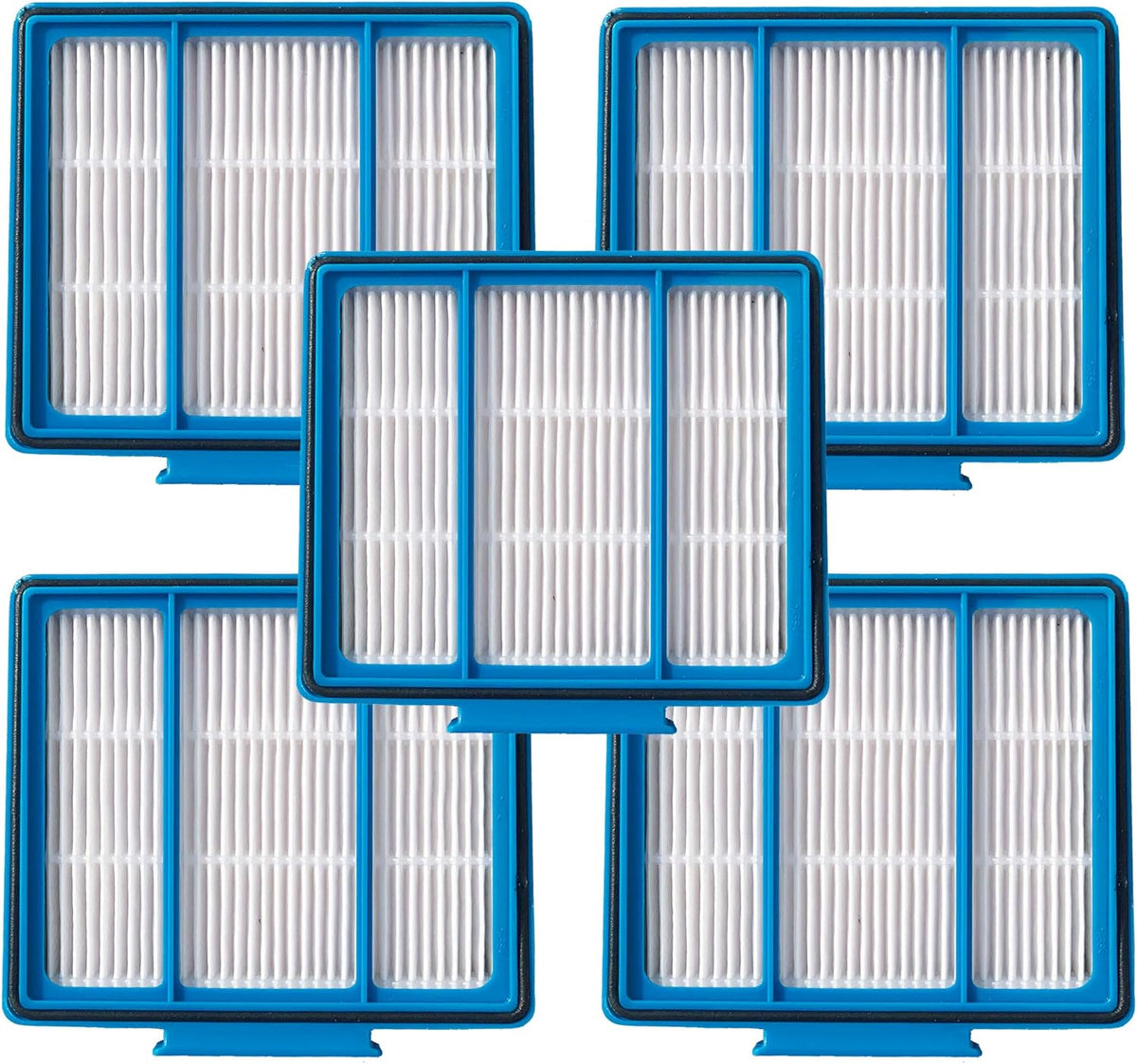 5-Pack Replacement HEPA Filter for Shark ION,IQ,EZ AI Series Vacuum AV2501AE RV1001AE AV910/911S/912S/915S AV753 RV100AE UR1000SR AV2001WD RV1001 AV752 AV2820S Part Fit # RVFFK950 (5)