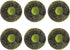 6 Pack Sunflower Wreath Center, 4.5 inch Disc Florets of Sunflower Center for DIY Flower Deco Mesh Wreath,Foam Flower Head
