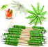 40 Pcs Drink Umbrellas Cocktail Picks, Coconut Palm Tree Cocktail Umbrellas for Drinks, Mini Paper Umbrella Toothpicks Sticks for Summer Hawaiian Cupcake Toppers Tropical Party Decor