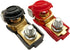 Brass Battery Terminals Connectors Clamps with Plastic Cover and M8 Nut, Battery Terminal Ends Protector Set for Car, Van and More (1 Pair)