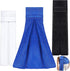 3 Pcs Football Towel Quarterback Football Field Towel Closed Football Accessories Microfiber Sports Towels with Hook and Loop Straps for Football, Golf, Gym (White Black Blue)
