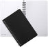 2 Pcs Stone Paper Waterproof Spiral Notebook Journals Notepad Grid Notebooks 5 x 7 Inch Graph Paper Spiral Notepads Waterproof Sheet Journals 64 Pages for Aesthetic School (Black)