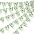 49 ft 60 Pcs Sage Green Party Decorations Bridal Shower Pennant Banners Triangle Flags Paper Banner Hanging Decor for Wedding Bachelorette Birthday Party Decorations Supplies