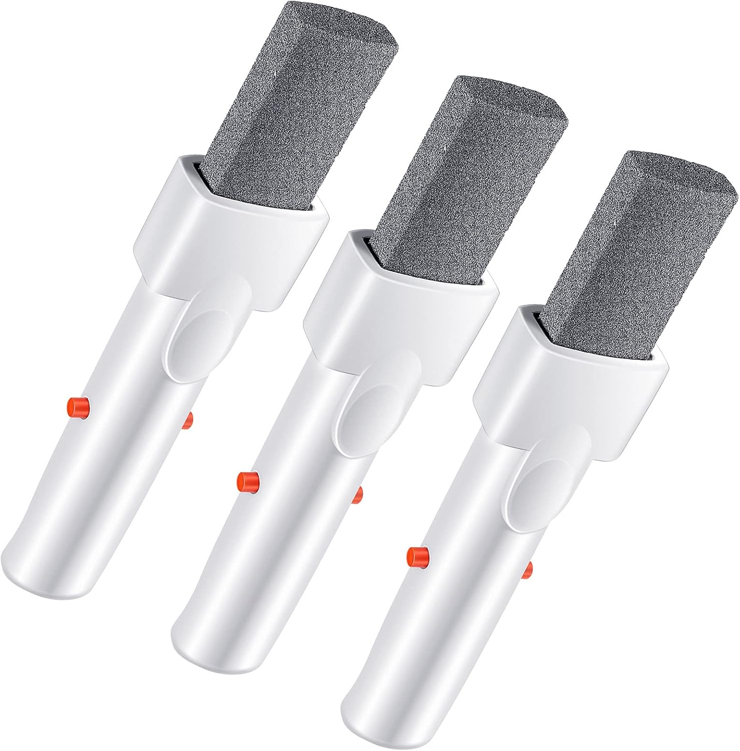 3 Pieces Pool Pumice Stone with Handle Erase Rust Stain Spot Remover Pool Tile Calcium Cleaning Tools Pumice Sticks Stone for Concrete Plaster Pool Spa Toilet Bowl Ring Calcium Tub