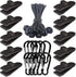 30-Pack Heavy Duty Lock Grip Tarp Clips with Adjustable Screw | Shark Teeth Design, Bungee Cords & Carabiners | Secure Cover for Camping, Pool Covers, Awnings, Canopies (PA Material, 0.25" Thickness)