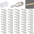 50Pcs Self-Tapping Screws for Cabinets - Non-Slip Sleeve Shelf Pins, Laminate Fixed Support Pegs for Kitchen Utensils, Bookcases, Wardrobes (Cross Head Phillips Cabinet Hardware)