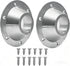 2-Pack RV Table Base Mount,Camper Aluminum RV Pedestal Table Leg Base Flange,Floor Mounting Bracket Flush Plate with 6 Installing Holes,Include Screws for Camper Trailer Motorhome