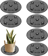 8 Pcs Big Potted Plant Stands-Patio & Deck Floor Protector,Plant Level Pot Elevator for Indoor Outdoor Garden Flower (30cm/11.81inch)