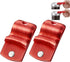 2pack Canning Jar Opener with Magnets, Mason Jar Opener For Canning Lids, for Regular and Wide Mouth Lids, Powerful Magnet for Easy Refrigerator Storage, Releases Vacuum Seal–(red)