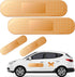 4Pcs Giant Band Aid Car Sticker Funny Bumper Stickers to Cover Crack, Damage, Scratch and Dent(Yellow, 2 Small and 2 Large), Big Bandage Car Decal Patch for Vehicle Body, Automotive Decor Accessories