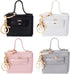 4pcs Mini Backpack Keychain, Small Coin Purse Keychain Cosmetic Bag Charms, Portable PU Leather Zipper Pouch Keychain Backpack Charms for Cable Organizer Lipstick Card Holder- 4 Colors