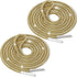 2pcs Gold Rhinestone Shoe Laces, Round Glitter Bling Crystal Shoe Strings, Shiny Rope Shoelaces Replacement Accessories for Sneaker Boots Hoodie Pants