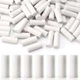 50pcs Mechanical Pencil Eraser Refills, Universal Twist Erase Eraser Refills Traceless Replacement, Pen Erasers Bulk Correction Supplies for Propelling Drafting Japan Pencils- White