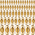 125pcs Ball Chain Connector Clasps Gold Fits for 1.5/2.0/2.4/3.2/4.5mm Beaded Ball Chain Clips Replacement