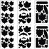 6 Sheets Black Down Jacket Repair Patch, Self-Adhesive Waterproof Puffer Jacket Patch, Stick On Nylon Patches Tape for Jackets Coat Clothing Umbrella Tent Sleeping Bags Ski Pants Holes