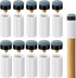 10 Sets Pool Cue Tips with Stick Ferrules, Screw On Billiard Cues Tips Replacement Kit, 12mm & 13mm No Need Glue or Clamp Billiard Accessories for Snooker Pool- Blue & White