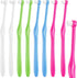 8 Pieces End Tuft Toothbrushes Extra Soft Tufted Brush Teeth Manual Single Compact Interdental Brush for Adult Detail Cleaning and Care