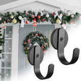 2 Pcs Magnetic Hanger Heavy Duty Magnetic Wreath Hook for Metal Door Window Refrigerator Office Kitchen Valentines Holiday Party Decoration