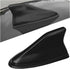 Shark Fin Antenna Cover for Car, Auto AM/FM Radio Signal Base Top Roof Aerial Cover with Adhesive Tape, Fashionable Shark Antenna Base Universal Replacement for Sedan SUV Van (Black)