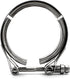 V Band Clamp for Turbo, Automotive Stainless Steel Turbo Clamp with Male Female Flange (4")