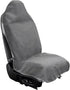 Car Towel Seat Cover, Waterproof Sweating Towel Non-Slip Front Seat Protector, Universal Soft Carseat Protective Cover for Gym Workout Running Swimming, Car Accessories (Gray)