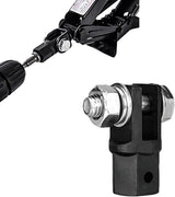 1/2" Scissor Jack Adapter, Scissor Jack Drill Adapter for 1/2 Inch Drive Socket or 13/16 Inch Lug Wrench, Drive Impact Wrench Automotive Sturdy Power Jacks Connector