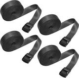 4 PCS Cam Buckle Tie Down Straps, 19.7' × 1" Adjustable Lashing Straps with Alloy Cam Buckle, Heavy Duty Durable Secure Straps for Cargo Luggage Trailer Motorcycle Truck (13.1 ft)