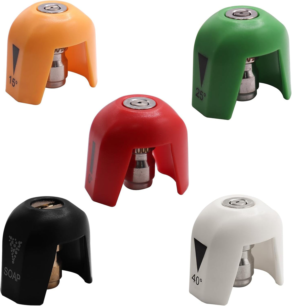 SPX3000-TPS Quick-Connect Spray Tips 5PCS For Sun Joe SPX 3000 Series Pressure Washer Nozzle Set
