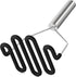 Non-Scratch Silicone Potato Masher Kitchen Tool, Potatoes Masher Potato Masher Stainless Steel Wrapped In Premium Silicone, Potato Smasher (Black)