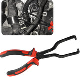 Fuel Line Pliers,Heavy Duty 45#Steel Fuel Line Quick Disconnect Pliers Removal Tool with Non-Slip Handles,Universal Fuel Line Removal Tool