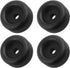 4PCS 2.12 Inch Rubber Bumper Stops Shock-Absorbing,Trailer Ramp Door Rubber Bumpers Pads with 7/16-Inch Screw Hole,Rubbers Bumper Pads for Protecting Truck Cargo Hatch