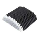 100Pcs Lip Brush, Black Lip Gloss Wands, Nylon Lipstick Gloss Applicator, Disposable Nail Brushes for Makeup, PYO Cookie Paint, Nail Art, Painting, Detail Brush