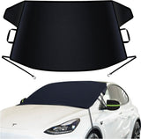 Car Windshield Cover for Ice and Snow Upgraded 600D Oxford Fabric Winter Windshield Covers for Ice Removal Winter Car Accessories for Windshield Protection Standard (75 x 42 Inches)
