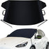 Car Windshield Cover for Ice and Snow Upgraded 600D Oxford Fabric Winter Windshield Covers for Ice Removal Winter Car Accessories for Windshield Protection Standard (75 x 42 Inches)