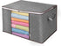 Non-Woven Clothes Storage Bag 90L - Large Capacity Dustproof Organizer with Clear Window for Seasonal Wardrobe
