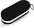 Swim Goggles Case with Drain Hole, Portable Zipper Eye Box with Hook for Goggles Sunglasses Eyeglass (Black)